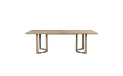 Ensemble de salle à manger Christopher Knight Home Ellie moderne 7 pièces en bois d'hévéa et tissu d'ameublement beige/frêne clair