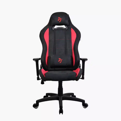Arozzi Torretta Premium Chaise de bureau et de jeu super douce avec 2 oreillers de soutien Rouge