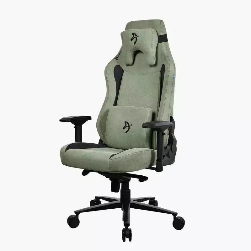Arozzi Vernazza XL Supersoft Office and Gaming Chair with Memory Foam Lumbar Support 4D Armrest Forest