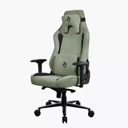 Arozzi Vernazza XL Supersoft Office and Gaming Chair with Memory Foam Lumbar Support 4D Armrest Forest