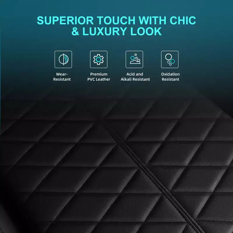 Chaise de jeu GTPLAYER avec haut-parleurs Bluetooth et repose-pieds Fauteuil de bureau à dossier haut noir