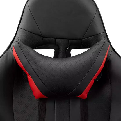 Chaise de jeu Brassex 52 po Lucas noire/rouge