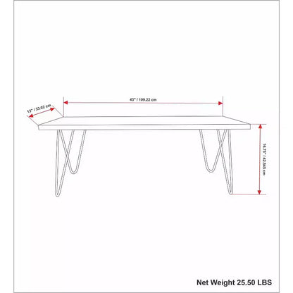 Emanuel Bench Natural - WyndenHall