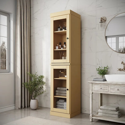 Meuble sous-vasque 100 % bois massif 42 cm avec portes en option par Palace Imports