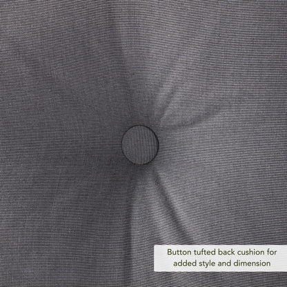 Ensemble de deux coussins d'extérieur haut de gamme Sunbrella pour assise profonde