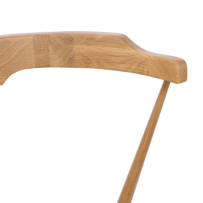 Chaise de salle à manger Poly & Bark Enzo - Bois de chêne massif