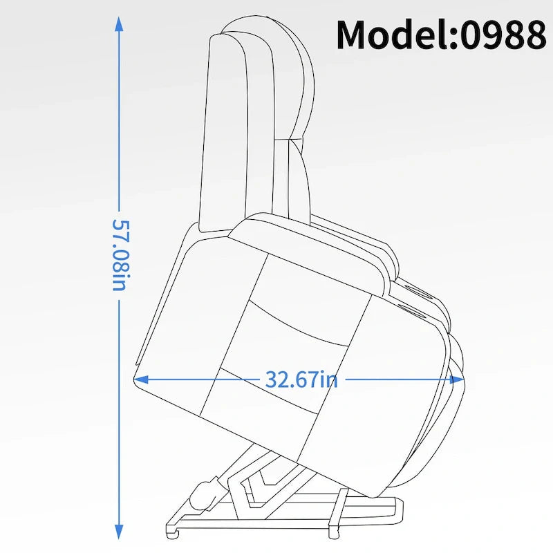 Fauteuil inclinable releveur électrique Lazy Boy, fauteuil de massage moderne à moteur unique avec chauffage lombaire, port de chargement USB, porte-gobelets