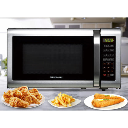 Four à micro-ondes Farberware 1,6 pi³ en acier inoxydable brossé