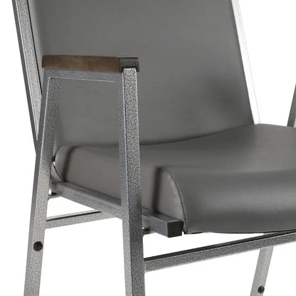 Chaise empilable robuste avec accoudoirs - 21P x 21L x 31H