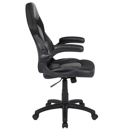 Flash Furniture X10 Gaming Chair Racing Office Ergonomic Computer PC Adjustable Swivel Chair with Flip-up Arms