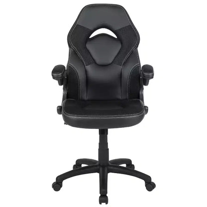 Flash Furniture X10 Gaming Chair Racing Office Ergonomic Computer PC Adjustable Swivel Chair with Flip-up Arms