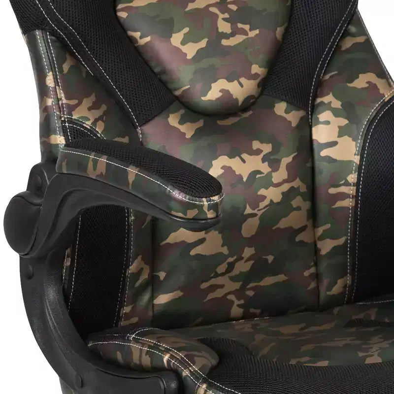 Flash Furniture X10 Gaming Chair Racing Office Ergonomic Computer PC Adjustable Swivel Chair with Flip-up Arms