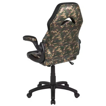 Flash Furniture X10 Gaming Chair Racing Office Ergonomic Computer PC Adjustable Swivel Chair with Flip-up Arms