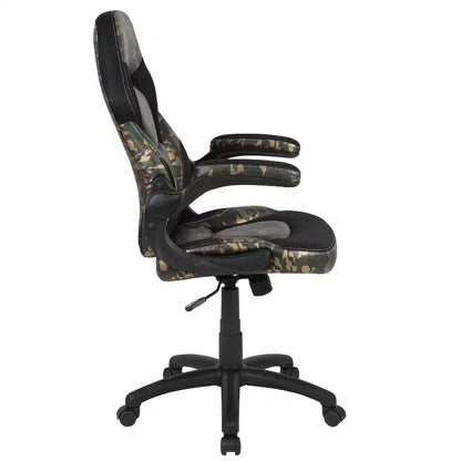 Flash Furniture X10 Gaming Chair Racing Office Ergonomic Computer PC Adjustable Swivel Chair with Flip-up Arms