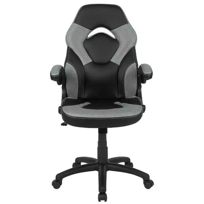 Flash Furniture X10 Gaming Chair Racing Office Ergonomic Computer PC Adjustable Swivel Chair with Flip-up Arms