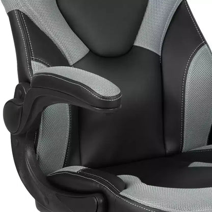 Flash Furniture X10 Gaming Chair Racing Office Ergonomic Computer PC Adjustable Swivel Chair with Flip-up Arms