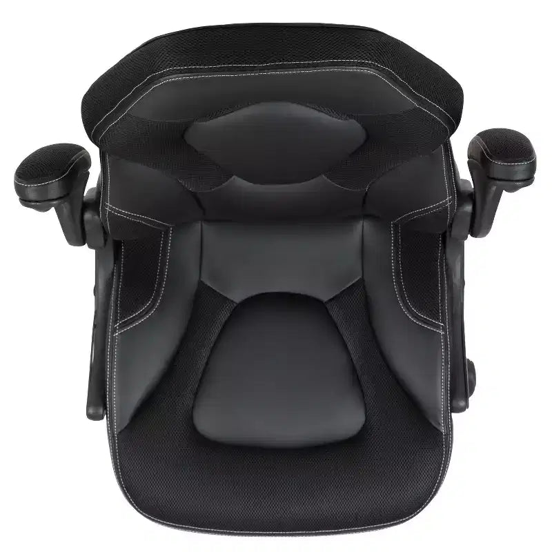 Flash Furniture X10 Gaming Chair Racing Office Ergonomic Computer PC Adjustable Swivel Chair with Flip-up Arms