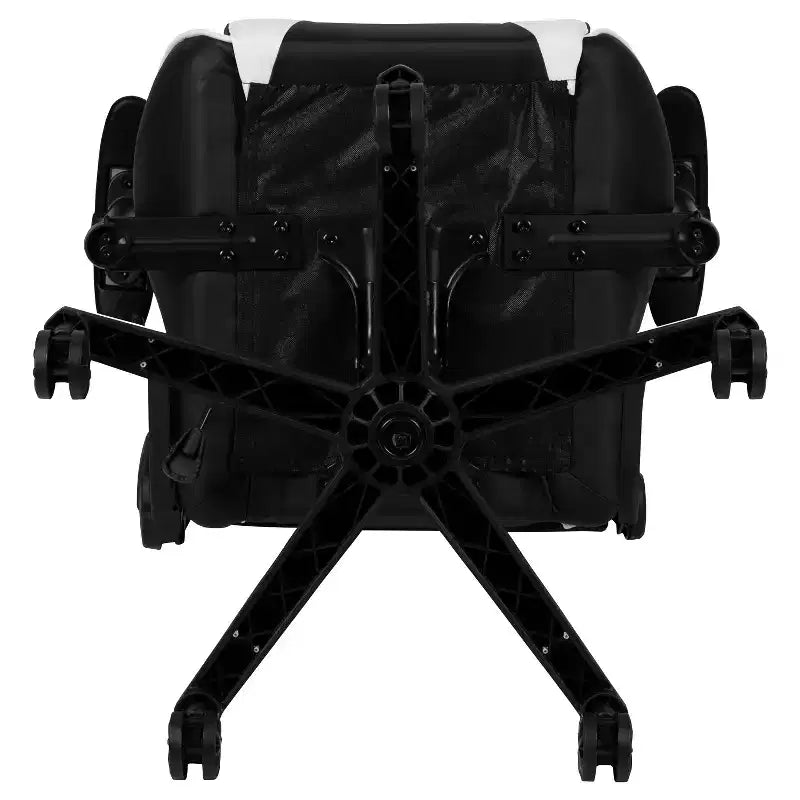 Emma and Oliver Racing Gaming Ergonomic Chair with Fully Reclining Back in Red LeatherSoft