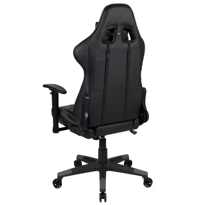 Emma and Oliver Racing Gaming Ergonomic Chair with Fully Reclining Back in Red LeatherSoft