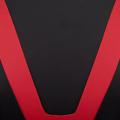 Emma and Oliver Racing Gaming Ergonomic Chair with Fully Reclining Back in Red LeatherSoft