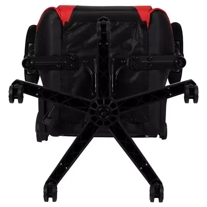Emma and Oliver Racing Gaming Ergonomic Chair with Fully Reclining Back in Red LeatherSoft