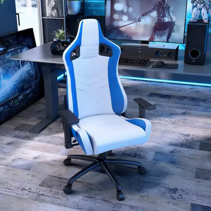 24/7 Shop At Home Quelman Adjustable Armrests Reclining Gaming Chair
