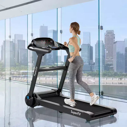 Costway 2.25HP Folding Treadmill Running Machine LED Touch Display