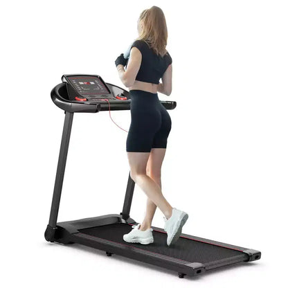 Costway 2.25HP Electric Running Machine Treadmill Bluetooth Speaker APP Control