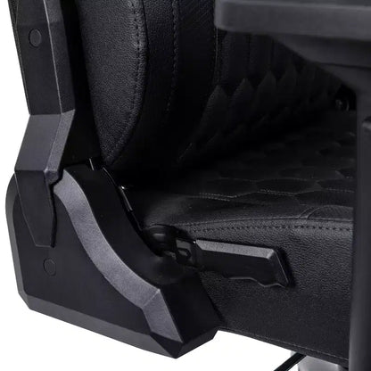 Flash Furniture Falco Chaise de jeu ergonomique à dossier haut réglable avec accoudoirs 4D, oreiller appui-tête et support lombaire réglable