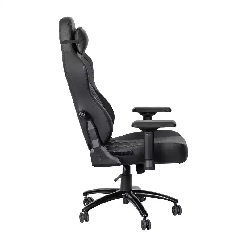 Flash Furniture Falco Chaise de jeu ergonomique à dossier haut réglable avec accoudoirs 4D, oreiller appui-tête et support lombaire réglable