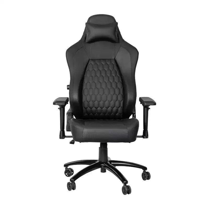 Flash Furniture Falco Chaise de jeu ergonomique à dossier haut réglable avec accoudoirs 4D, oreiller appui-tête et support lombaire réglable