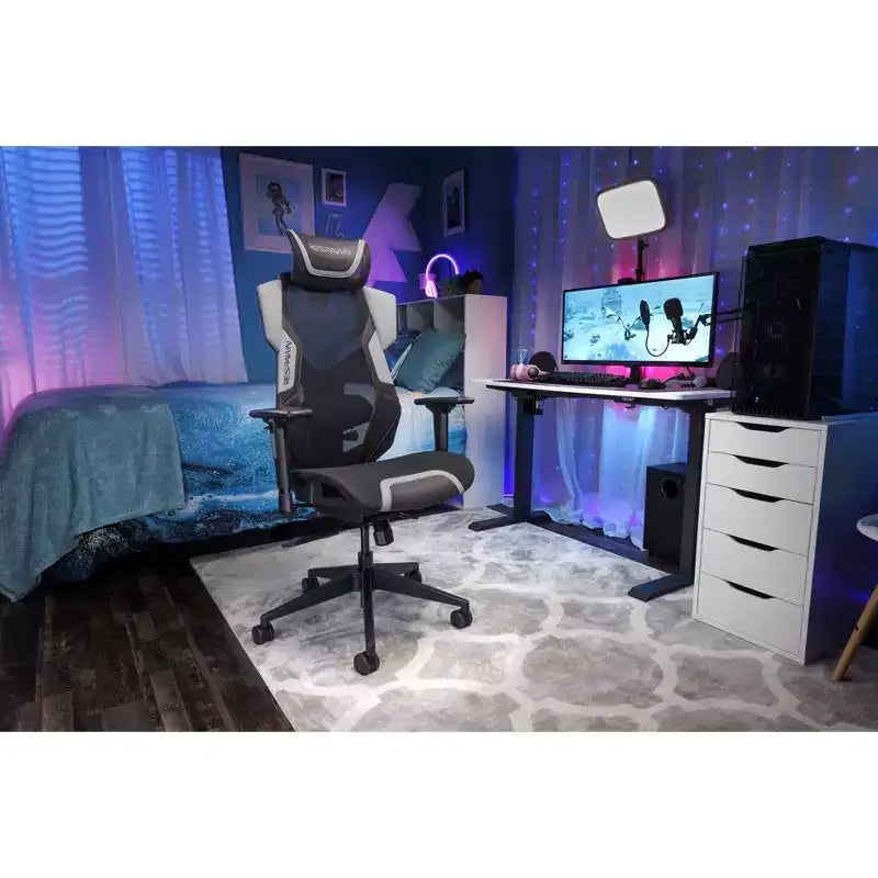 Chaise de gaming RESPAWN Flexx Mesh avec support lombaire et appui-tête réglable