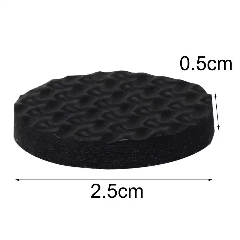 Unique Bargains Patins de Protection de Meubles Chaussettes de Chaise Pied de Table en Feutre Noir 1 Diamètre 18 Pièces