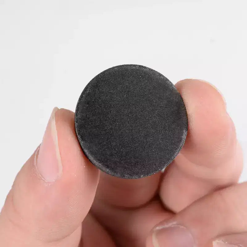 Unique Bargains Patins de Protection de Meubles Chaussettes de Chaise Pied de Table en Feutre Noir 1 Diamètre 18 Pièces