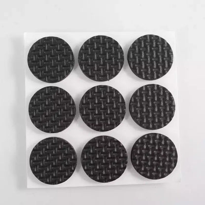 Unique Bargains Patins de Protection de Meubles Chaussettes de Chaise Pied de Table en Feutre Noir 1 Diamètre 18 Pièces