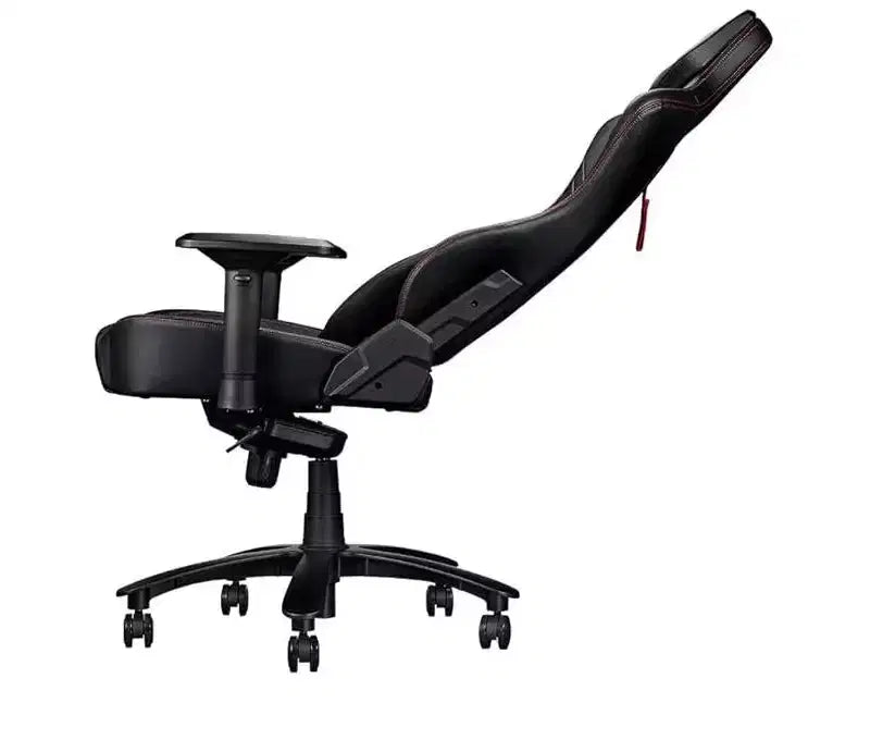 Chaise de jeu ASUS ROG Chariot RGB avec soutien lombaire en mousse à mémoire de forme, accoudoir réglable 4D, dossier inclinable, similicuir respirant