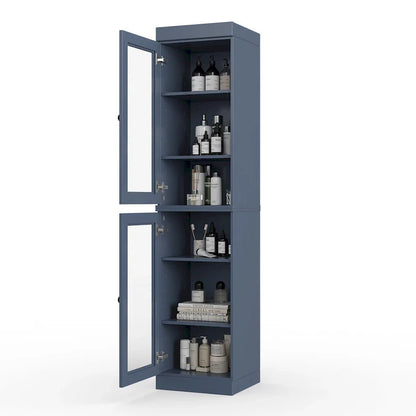 Meuble sous-vasque 100 % bois massif 42 cm avec portes en option par Palace Imports