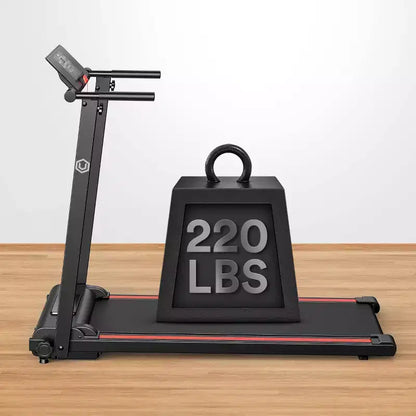 UREVO Folding Mini Electric Walking Pad Treadmill