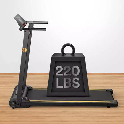 UREVO Folding Mini Electric Walking Pad Treadmill