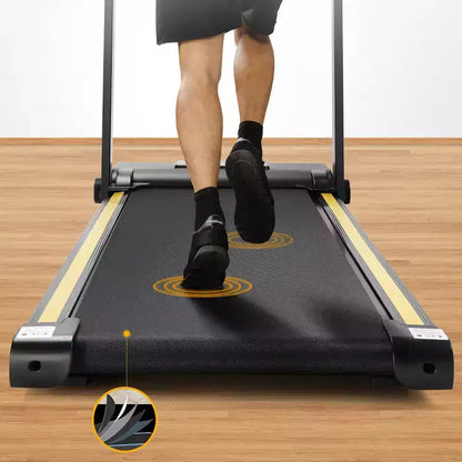 UREVO Folding Mini Electric Walking Pad Treadmill