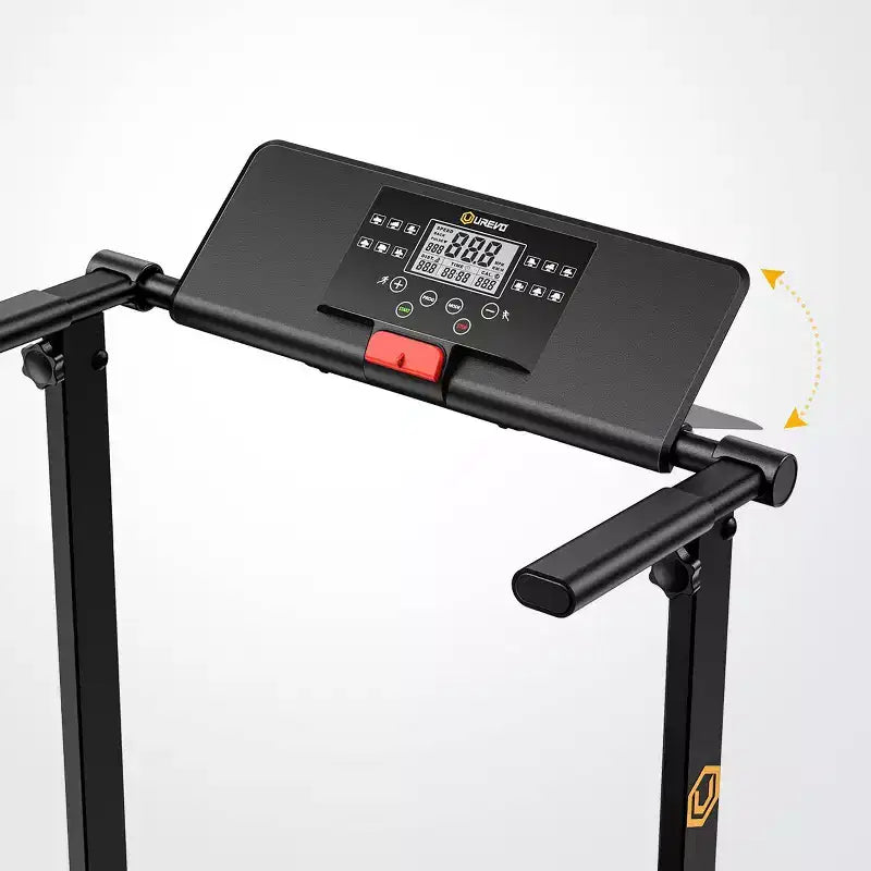 UREVO Folding Mini Electric Walking Pad Treadmill