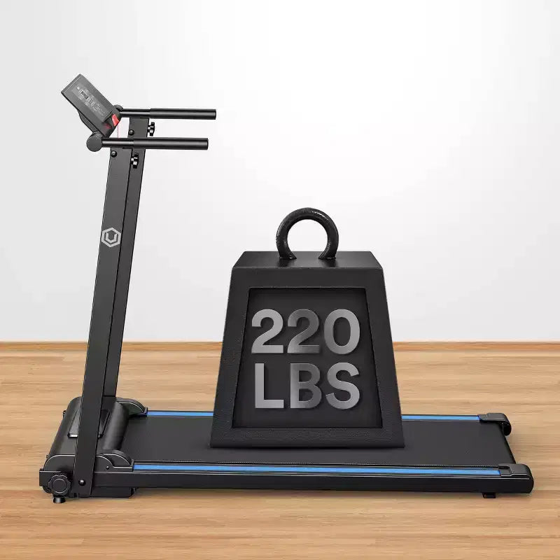 UREVO Folding Mini Electric Walking Pad Treadmill