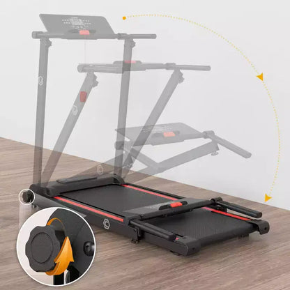 UREVO Folding Mini Electric Walking Pad Treadmill