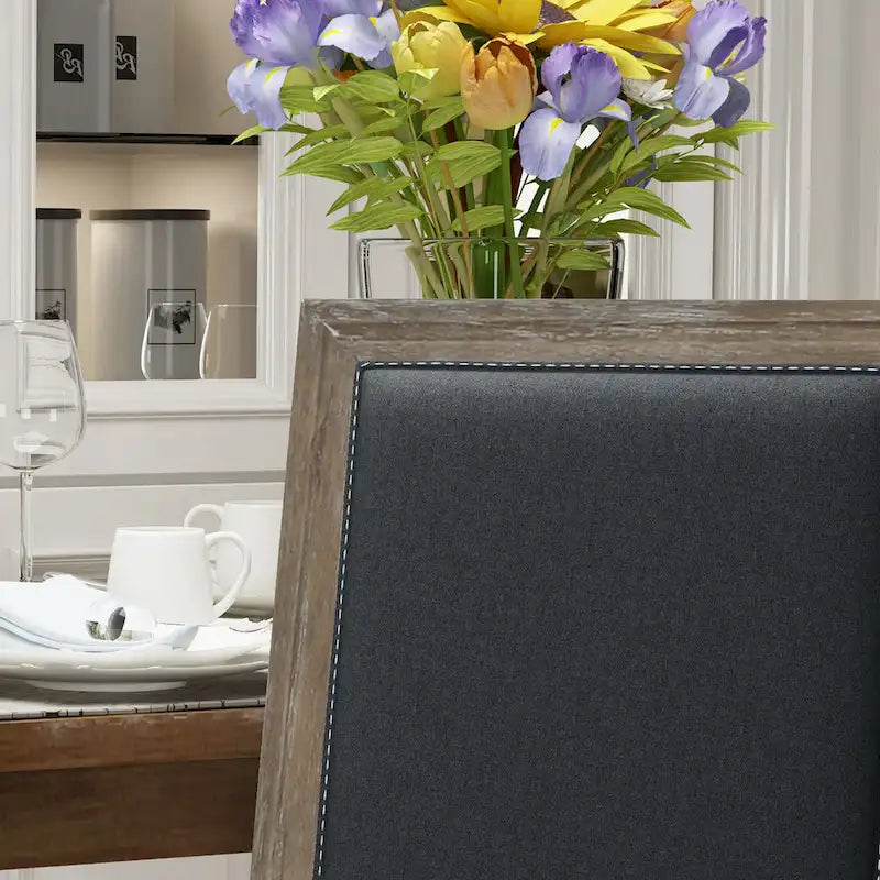 Ledger Traditional Fabric Dining Chair (Set of 2) by Christopher Knight Home