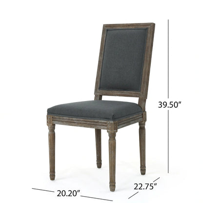 Ledger Traditional Fabric Dining Chair (Set of 2) by Christopher Knight Home