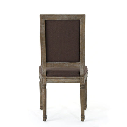 Ledger Traditional Fabric Dining Chair (Set of 2) by Christopher Knight Home