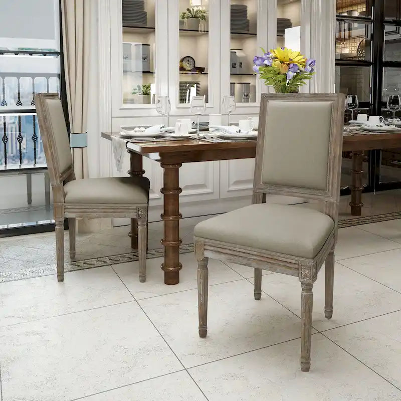 Ledger Traditional Fabric Dining Chair (Set of 2) by Christopher Knight Home