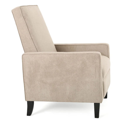 Dalton Fabric Pushback Recliner Club Armchair by Christopher Knight Home