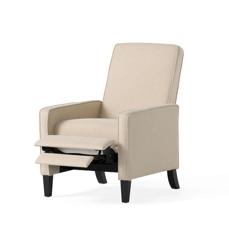 Dalton Fabric Pushback Recliner Club Armchair by Christopher Knight Home