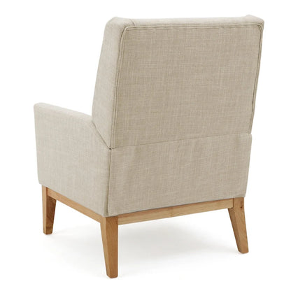 Aurla Mid-century Upholstered Accent Chair by Christopher Knight Home - 27.50 L x 28.50 W x 36.50 H